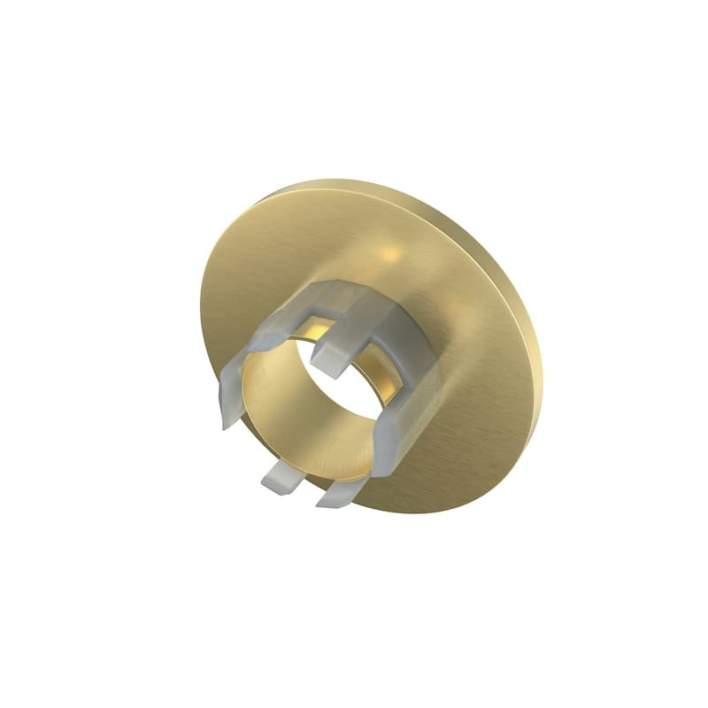 Overflow Sink Cover In Blushed Gold - 15.74" x 7.87" 7.08"