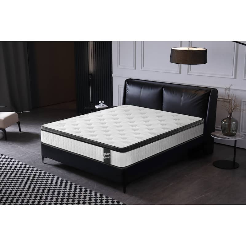 Memory Foam Mattress Individual Pocket Spring Hybrid Mattress - Queen