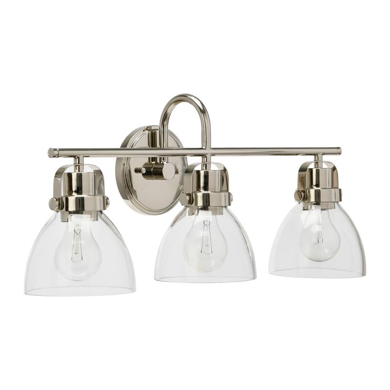 Robert Stevenson Lighting Avalon - Metal and Glass Vanity Light