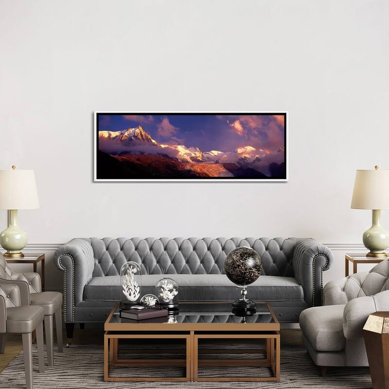 iCanvas "Aiguille du Midi, Mont Blanc Massif, Haute-Savoie, Rhone-Alpes, France" by Panoramic Images Framed Canvas Print