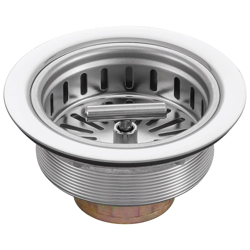 Design House 544304 Sink Drains 4-1/2" Basket Strainer - Satin Stainless Steel - Satin Stainless Steel