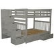 preview thumbnail 9 of 15, Taylor & Olive Trillium Full-over-Full Stairway Bunk Bed