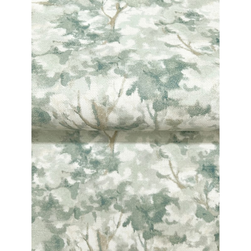 Chesapeake Thicket Teal Forest Wallpaper
