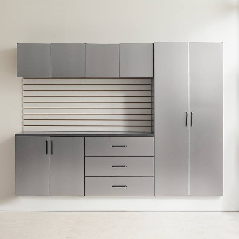 Astro Series 96 in. W x 79 in. H x 20 in. D Garage Cabinet Set B (6-Piece) - 19.69" D x 94.5" W x 78.74" H