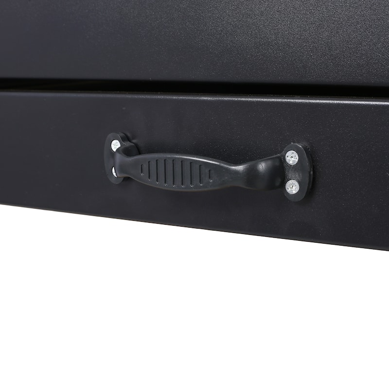 Steel Workbench Work Bench Workshop Tools Table w/Drawer & Peg Board,4 AC outlets & 2 USB Ports - 47.5"W