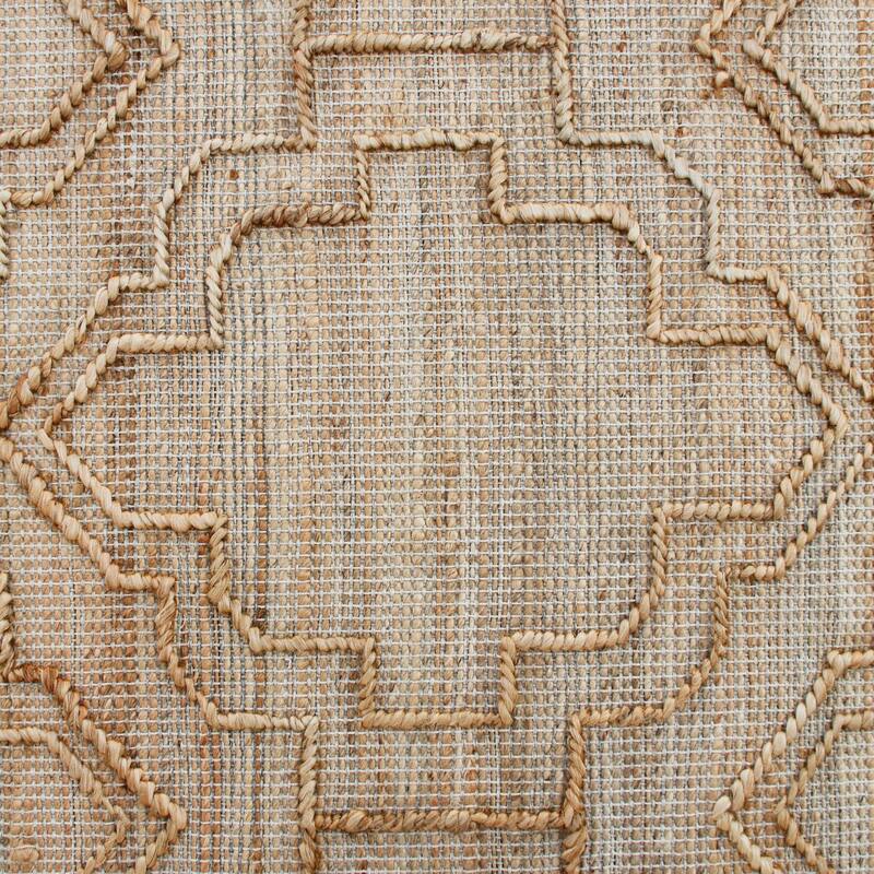 Sevita Natural Trellis Modern Area Rug