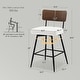 preview thumbnail 119 of 136, 26"/29" Faux Leather Swivel Counter/Bar Stools Set of 2/3