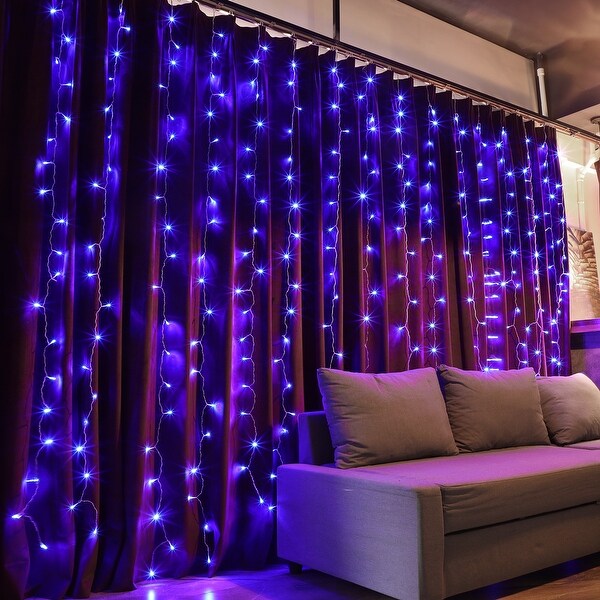 Torchstar 9.8 ft window curtain fairy light christmas string light on sale