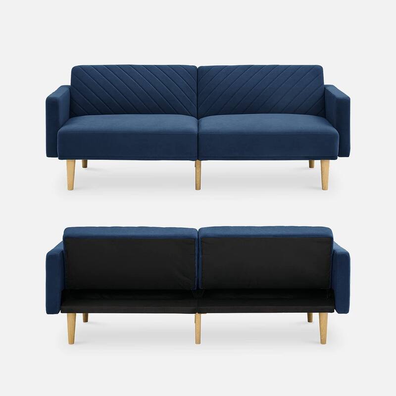 Mopio Chloe Futon Convertible Sofa Sleeper Futon
