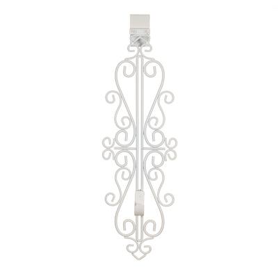 Adjustable Wreath Hanger for Door - Colonial (White) - White