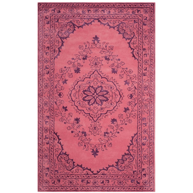 SAFAVIEH Handmade Glamour Gudmundina Modern Viscose Rug