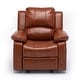 preview thumbnail 37 of 37, Charleston Leather Gel Glider Rocker Recliner by Greyson Living