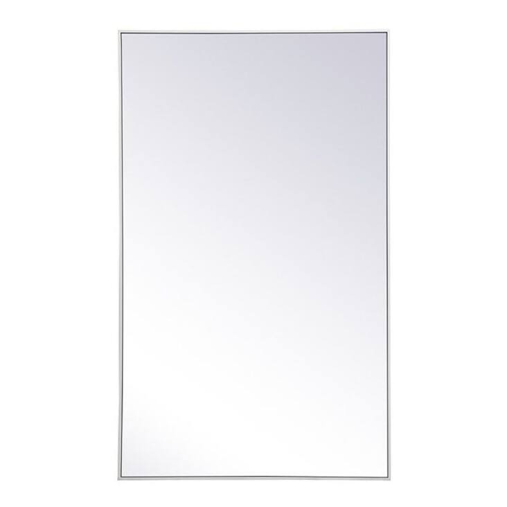 Elegant Lighting Eternity 60" x 36" Rectangular Beveled Metal Framed