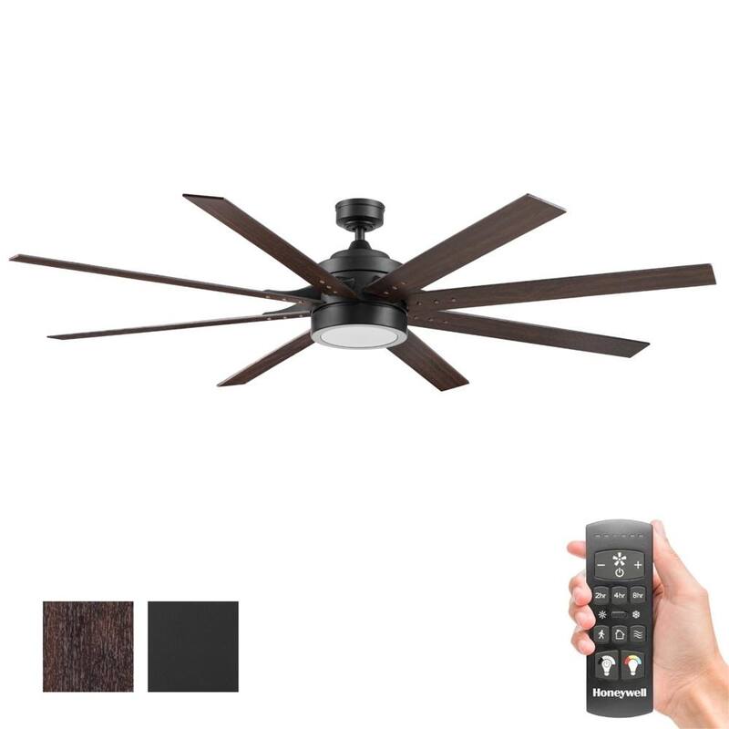 Honeywell Xerxes Modern & Contemporary LED Ceiling Fan with Light and Remote Control