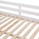 preview thumbnail 6 of 26, Full Size Low Loft Bed with inclined Ladder and Guardrails, White