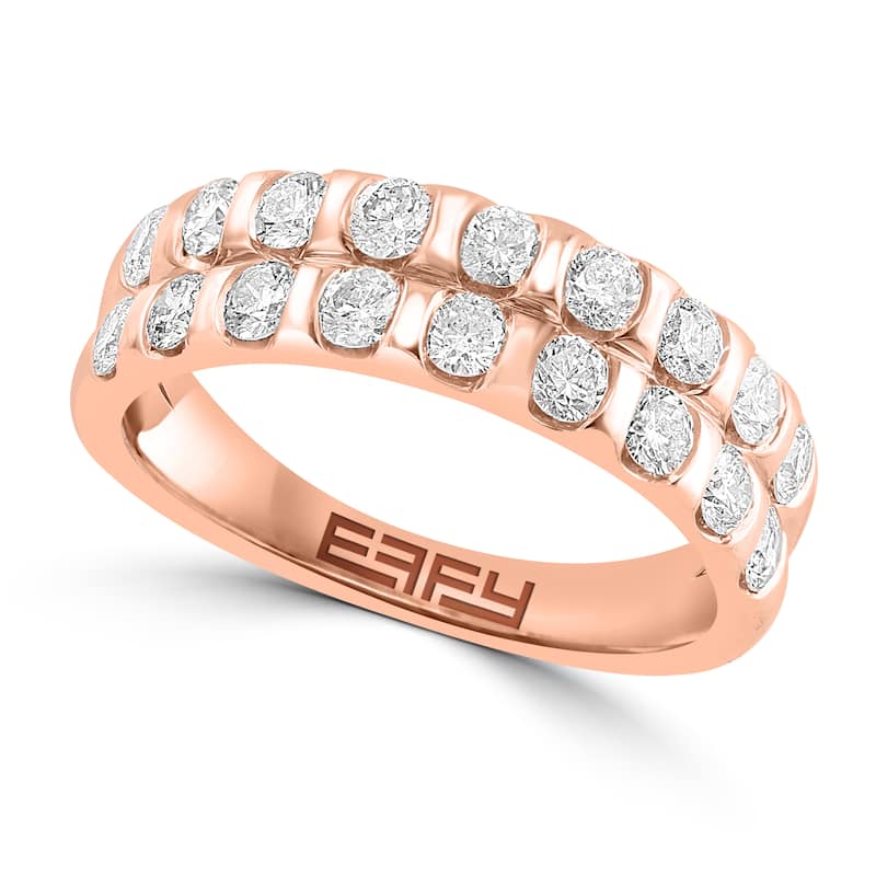 Effy Women's 14K Rose Gold Diamond Ring