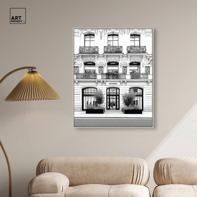 Lux Store Front Canvas by Art Remedy