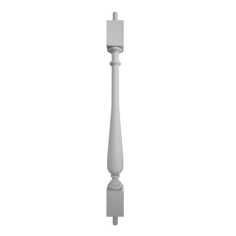 Endurathane 500 Series Calico Baluster, Factory Primed Polyurethane - 2 1/2"W x 28"H