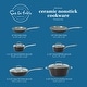 preview thumbnail 6 of 37, Sur La Table Kitchen Essentials 10 Piece PFA Free Titanium Ceramic Nonstick Interior Forged Aluminum Cookware Pots and Pans Set