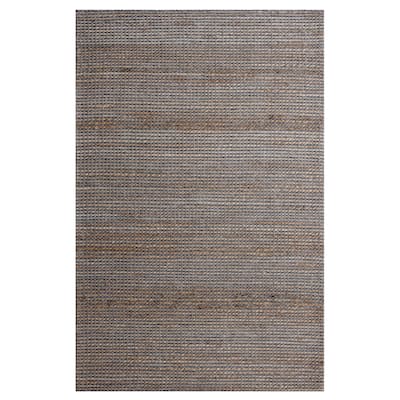 Sevita Farmhouse Jute and Wool Blend Indoor Area Rug