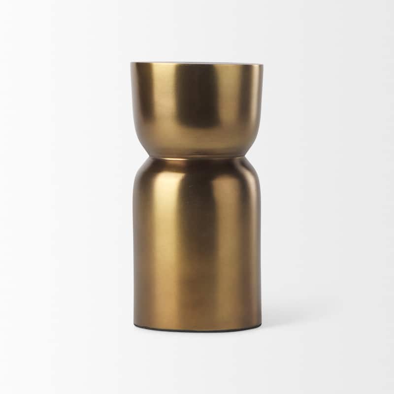 Malta Aluminum Candle Holder Large