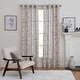 preview thumbnail 5 of 6, Miller Curtains Abeil Grommet Top Panel Tan - 50x84