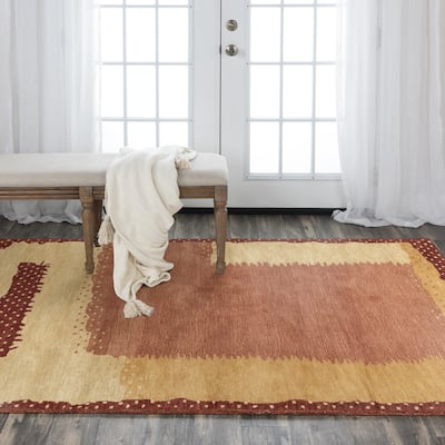 Alora Decor Nomad Geometric Hand-tufted Wool Rug