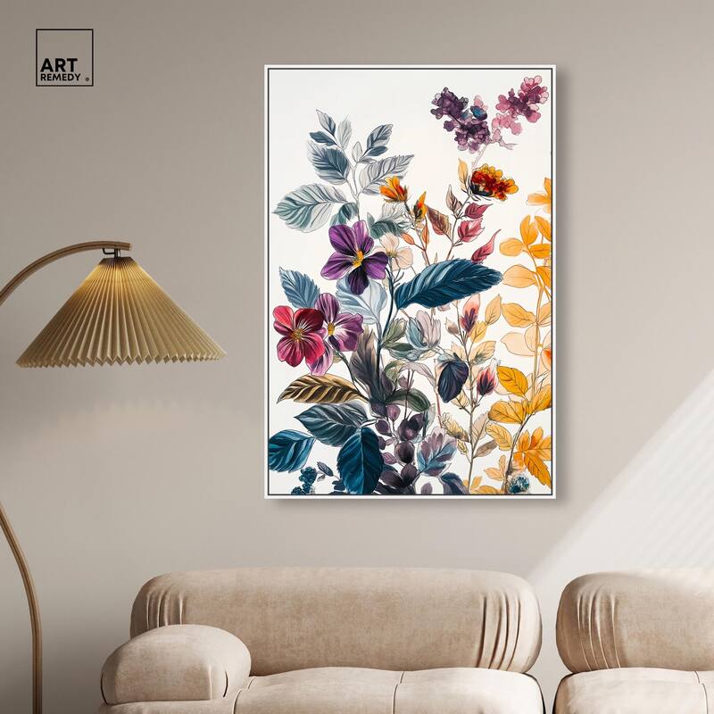 Iris Indigo I Canvas by Art Remedy