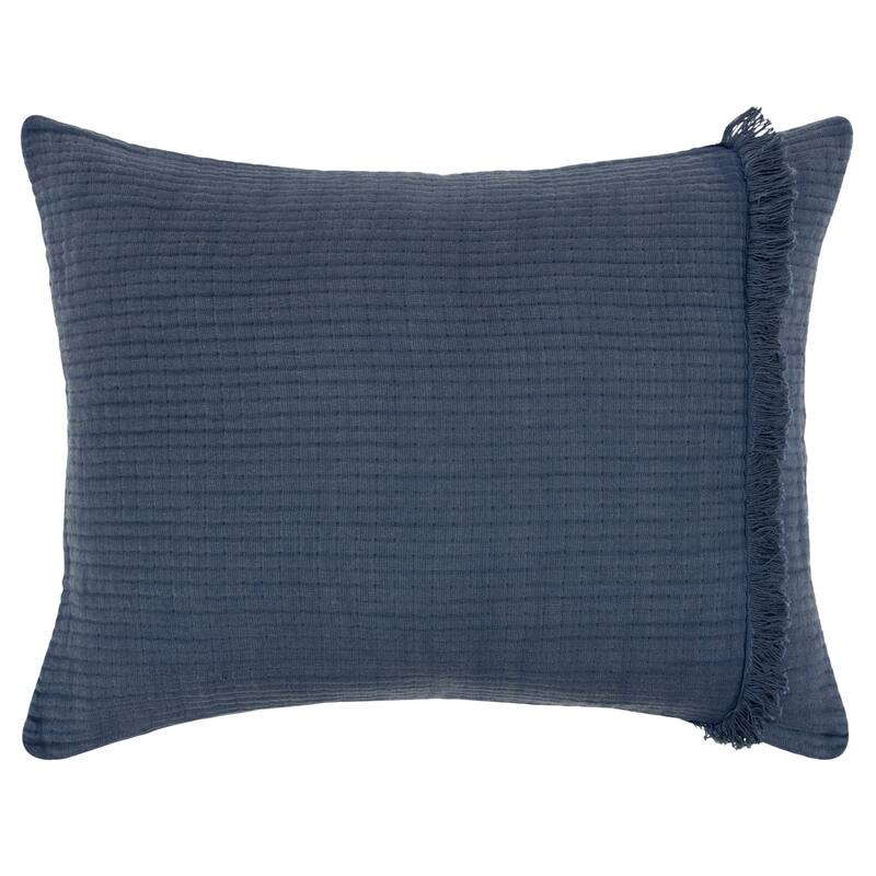 Donny Osmond Windsor Indigo Cotton Woven Sham
