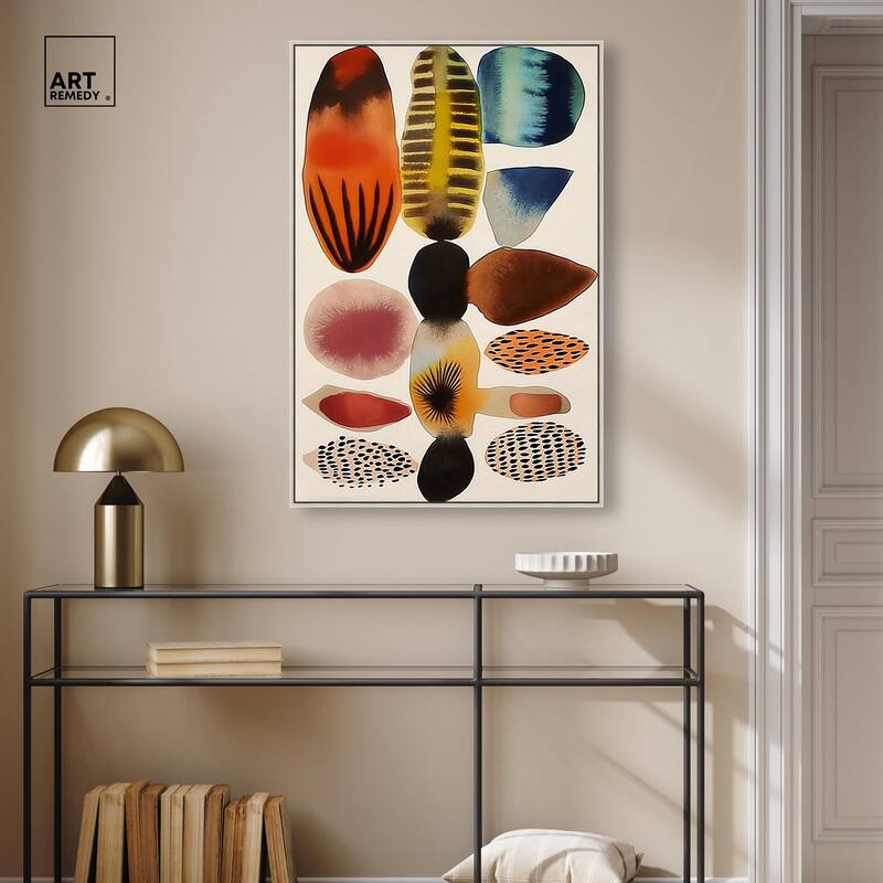 Assembled Pieces I Canvas by Art Remedy