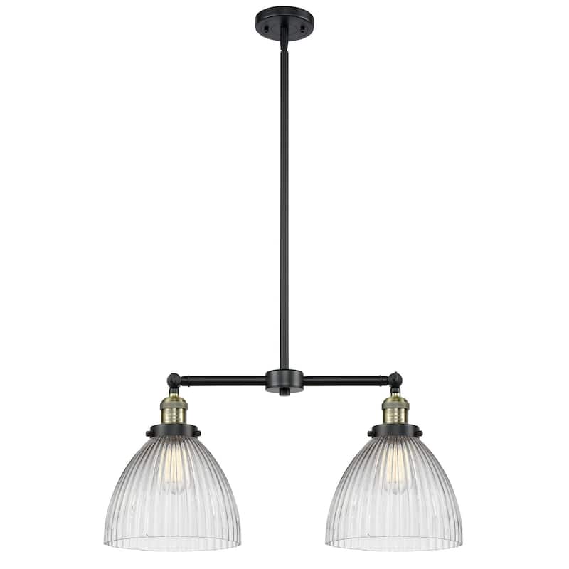 Innovations Lighting Seneca Falls 2 Light 21" Wide Linear Chandelier
