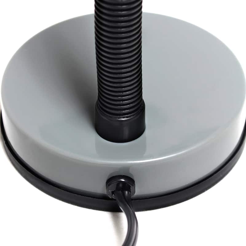 14.25" Metal Desk Task Lamp and Bowl Shade with Gooseneck