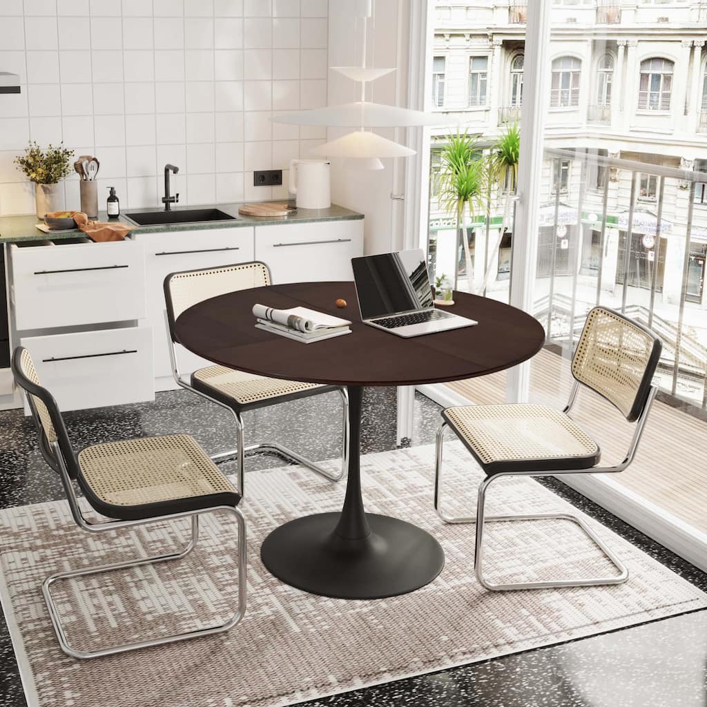47.24"Modern Round Dining Table,only 1PC table