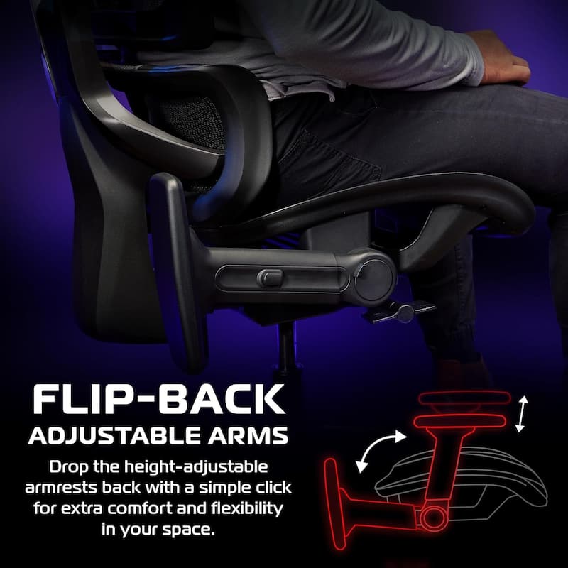 RESPAWN SPECTER Ergonomic Mesh Office Chair, High Back Home PC Computer Desk Gaming Chair