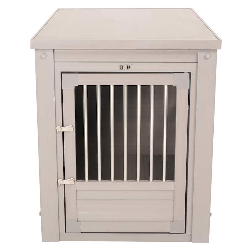 New Age Pet® ECOFLEX® Dog Crate Furniture, Large Espresso Stylish Indoor Kennel for Large Dogs