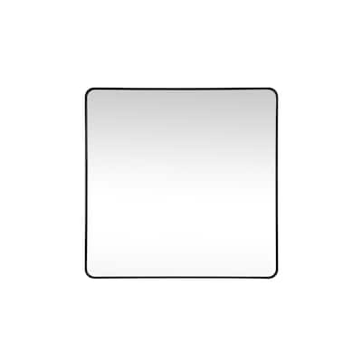 Indigo Home Soft corner metal square mirror 48x48 inch