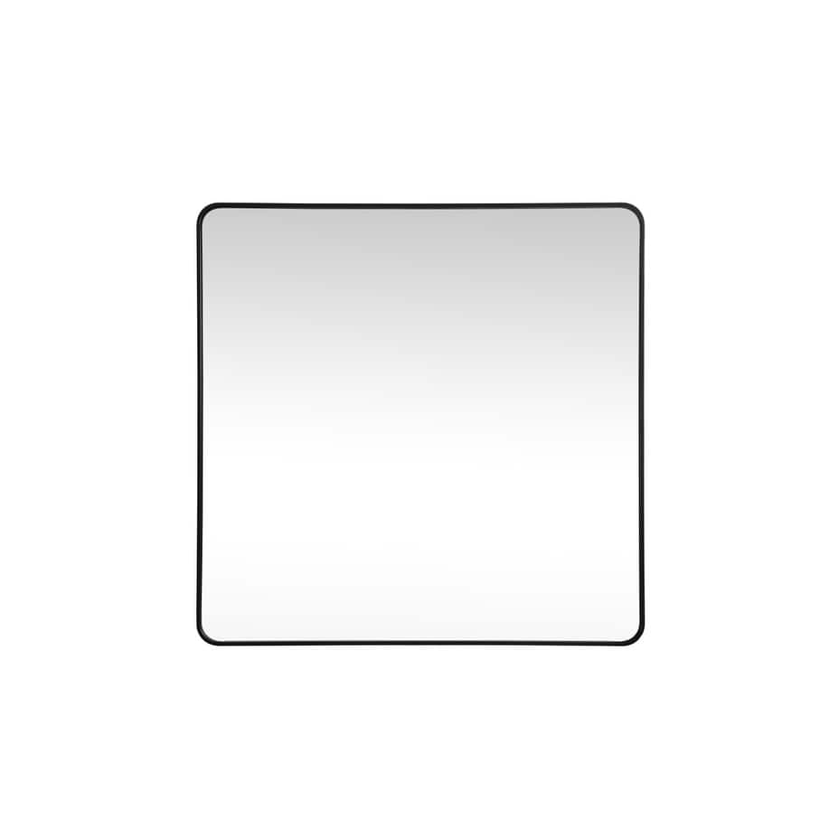 Indigo Home Soft corner metal square mirror 48x48 inch