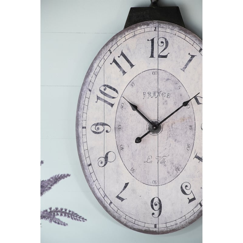 Antique Oval Wall Clock