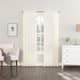 No. 918 Emily Voile Sheer Rod Pocket Curtain Panel, Single Panel - 59x54 - Eggshell