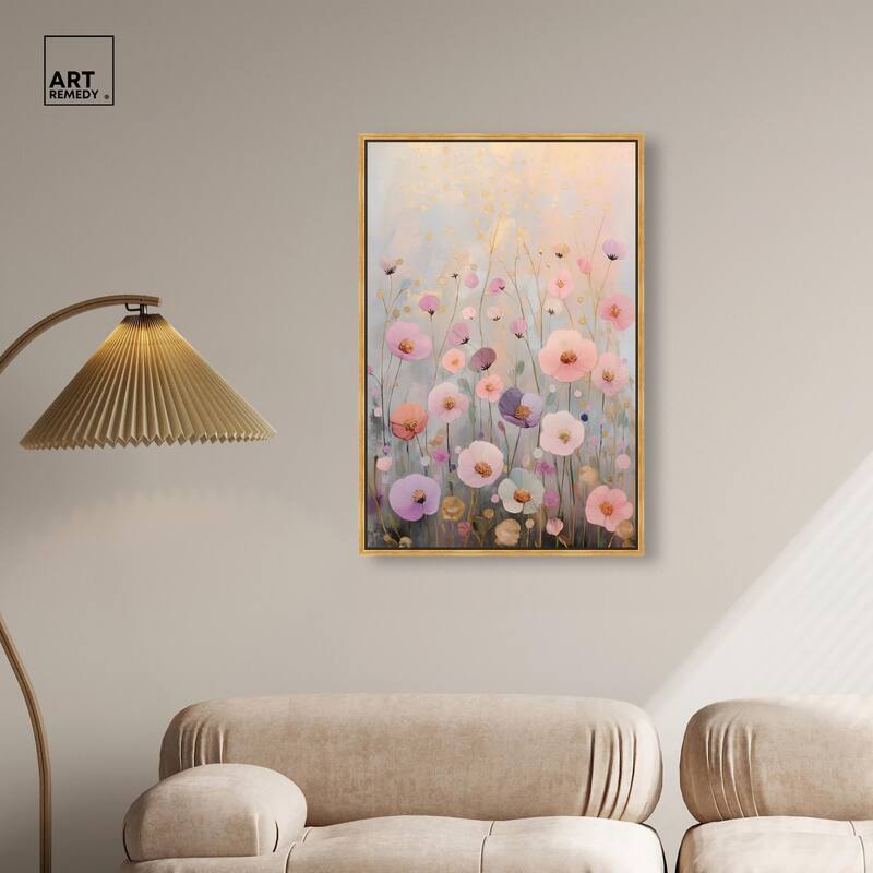 Tiny Blooms II Canvas by Art Remedy