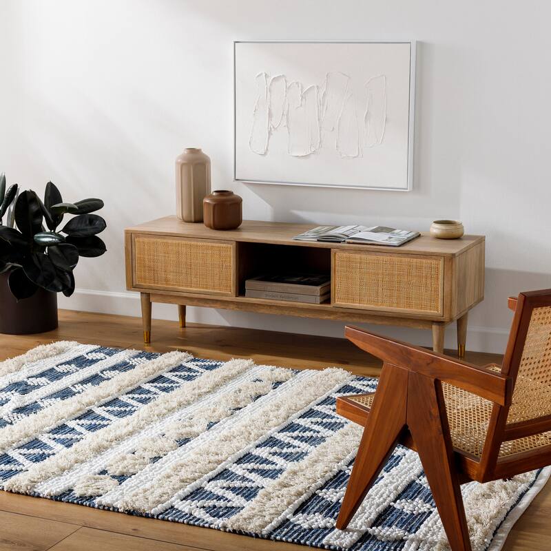 Ciara Transitional Area Rug - Blue/Gray - 2' 3" x 3' 9"