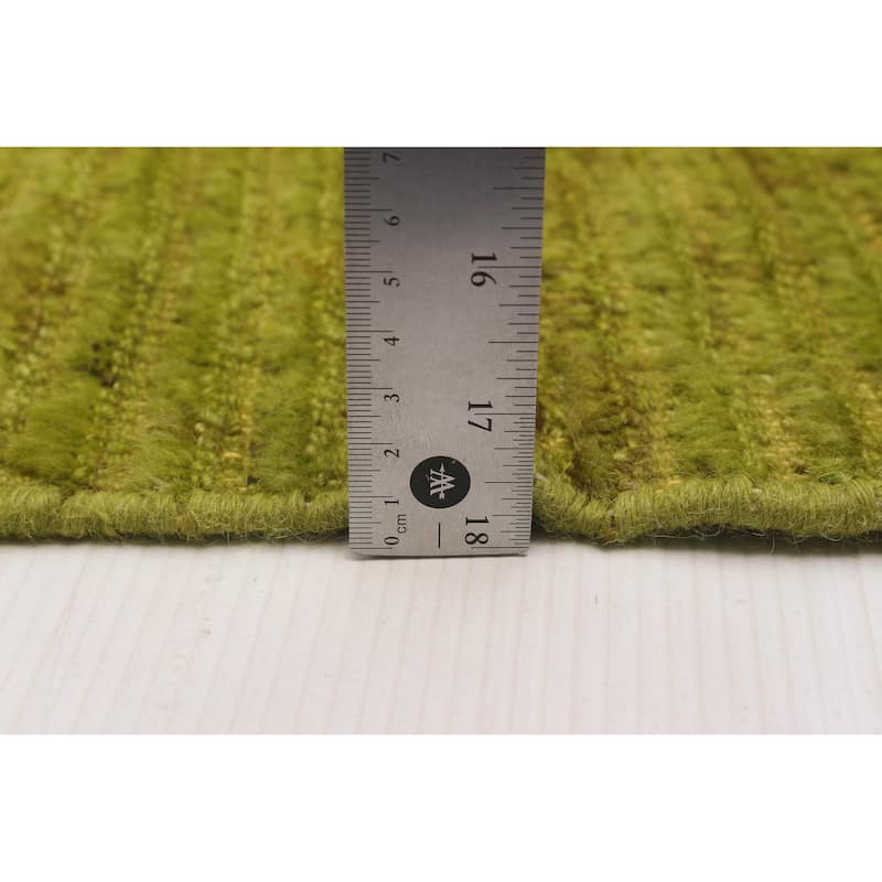 ECARPETGALLERY Hand-knotted Peshawar Ziegler Lime Wool Rug - 10'10 x 13'7