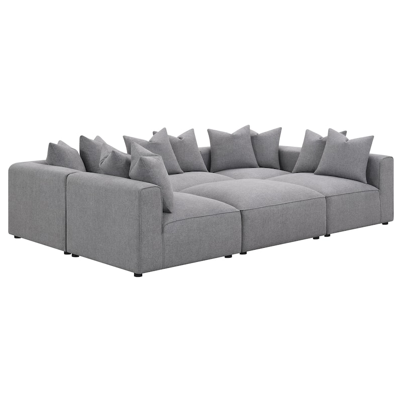 Jennifer 6-piece Upholstered Modular Sectional