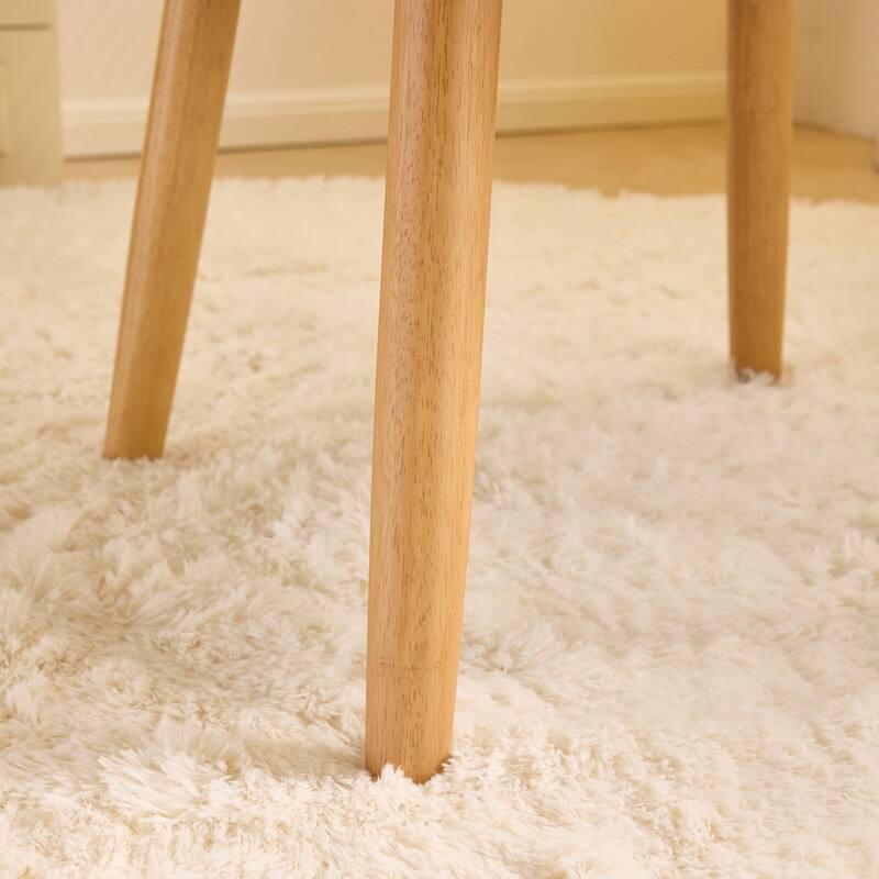 Modern Curved Back Accent Chair