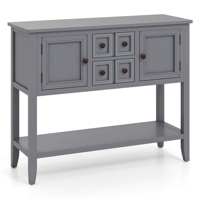 Costway Buffet Sideboard Cabinet Entryway Console Table with 2 Doors - See Details