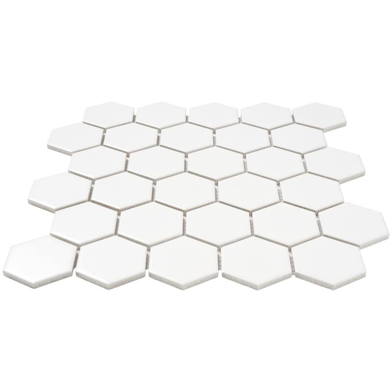 Rivonia 2" x 2" Honeycomb Matt Porcelain Mosaic Tile