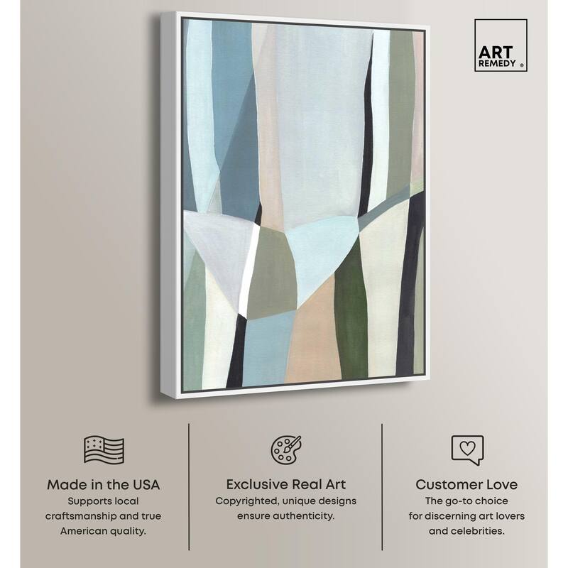 Abstract Fragments II Canvas by Art Remedy
