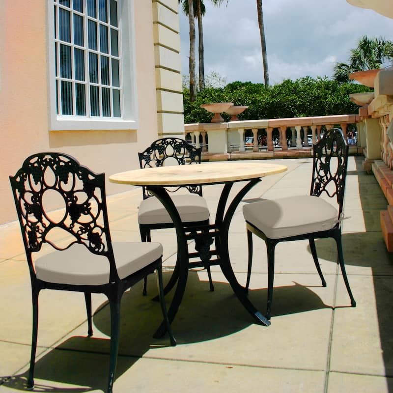 Aoodor Outdoor Chair Cushion Soft and Fade-resistant Polyester Set of 4 - 20"x19"