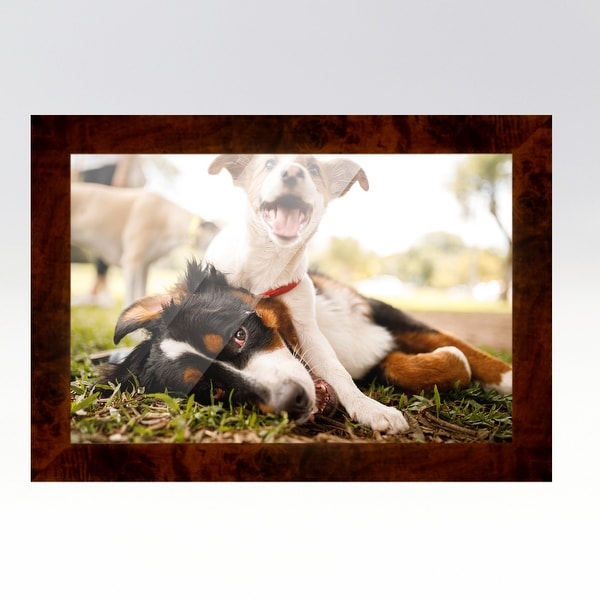27x36 Brown Picture Frame - Wood Picture Frame Complete with UV