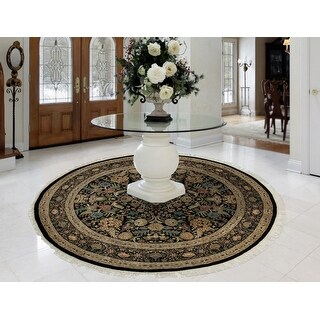 NOORI RUG Pak-Persian Nagi Beige/Green Round Rug 9'2 x 9'3 NOORI RUG Pak-Persian Nagi Beige/Green Round Rug 9'2 x 9'3